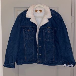 Wrangler Denim Fur Jacket